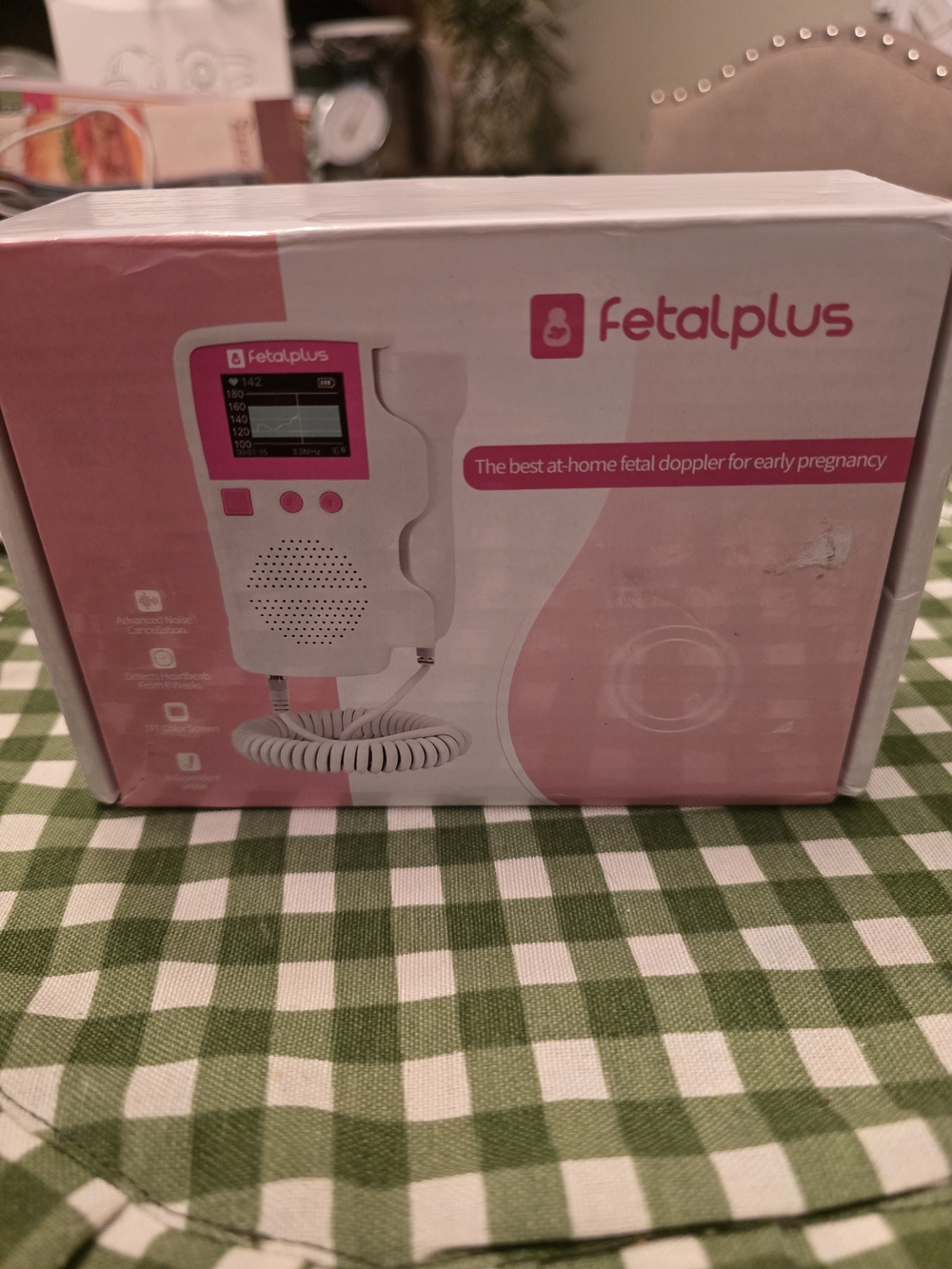 Fetal Plus At-home Fetal Doppler Pink